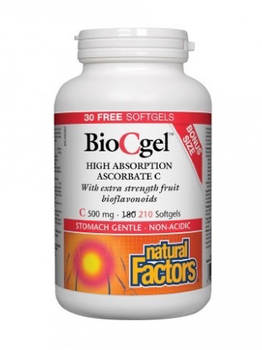 Natural Factors Natural Factors BioCgel BONUS 210 softgels