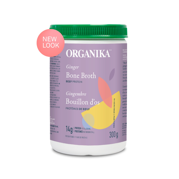 Organika Organika Beef Bone Broth  Powder Ginger 300g