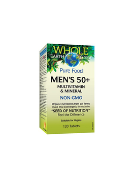 Whole Earth & Sea Whole Earth & Sea Men’s 50+ Multivitamin & Mineral 120 tabs