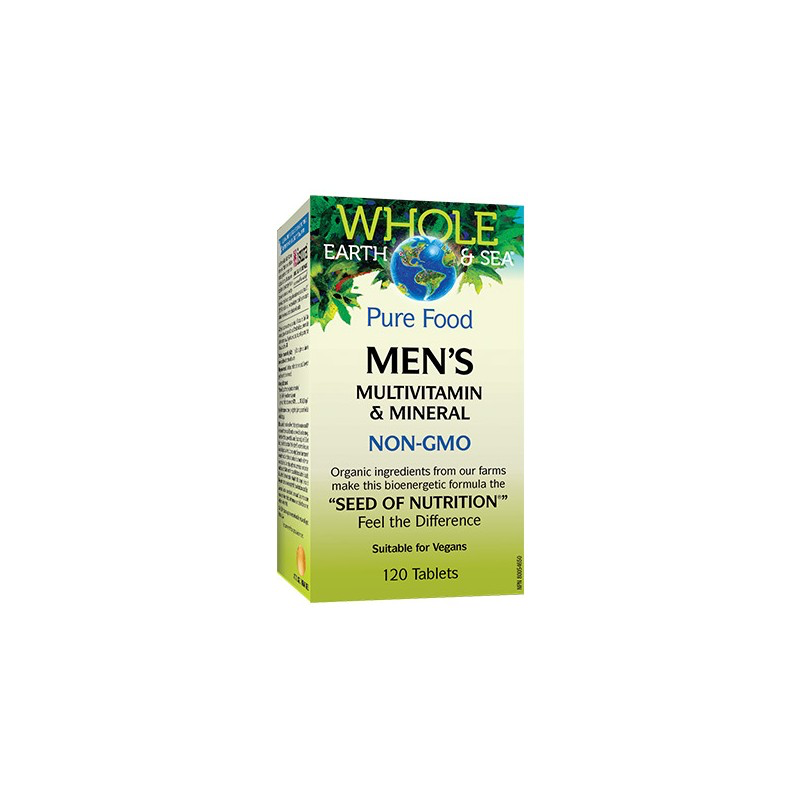 Whole Earth & Sea Men’s Multivitamin & Mineral 120 tabs Vitamin King
