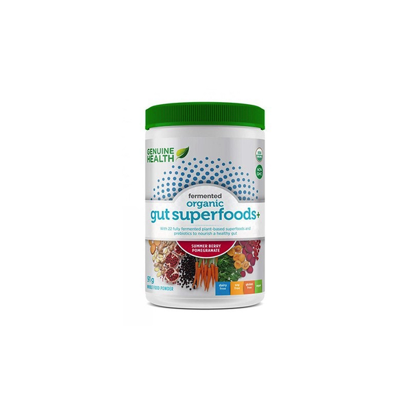 Genuine Health Genuine Health Fermented Organic Gut Superfoods Summer Berry-Pomegrante 91g