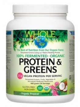 Whole Earth & Sea Whole Earth & Sea Organic Protein and Greens Tropical 660g