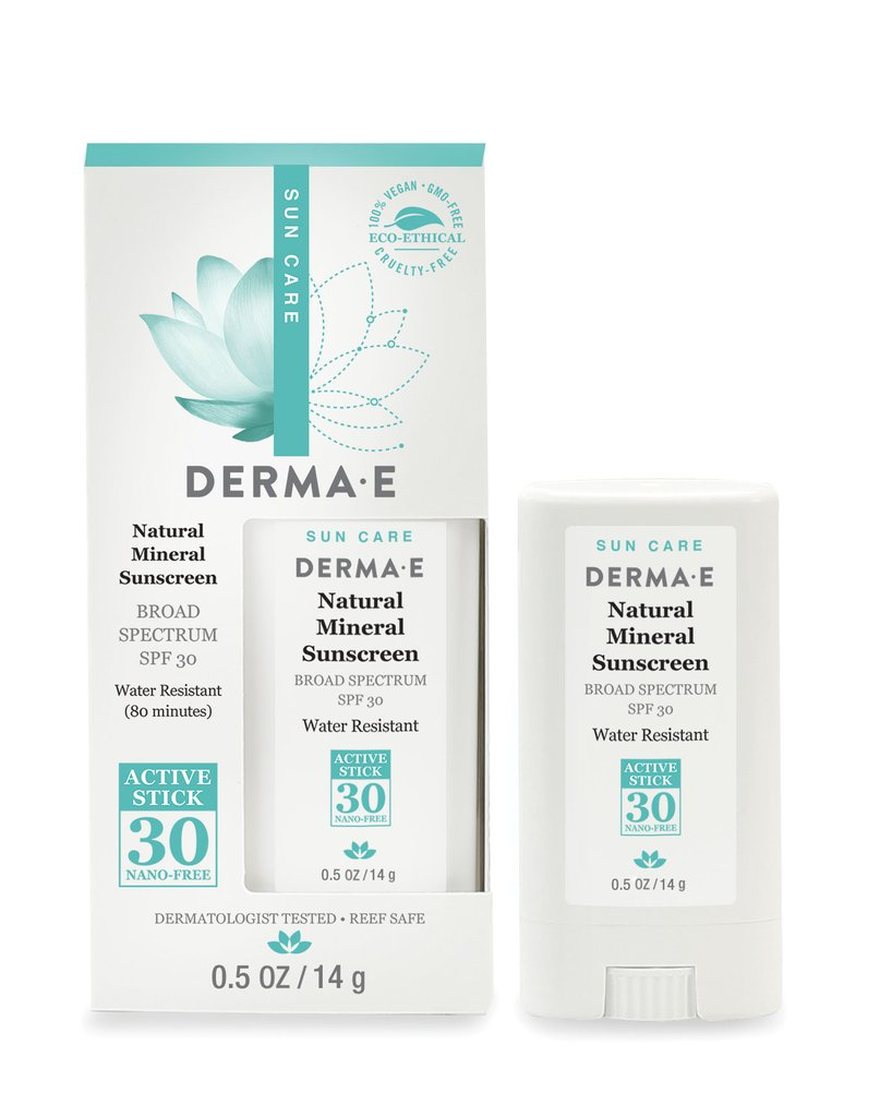 Derma E SPF 30 Natural Mineral Sunscreen Stick 14g Vitamin King