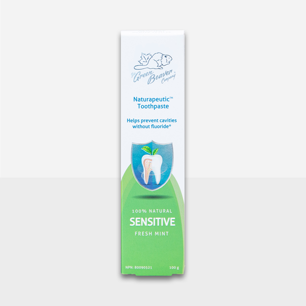 Green Beaver Green Beaver Naturapeutic Toothpaste Sensitive Fresh Mint 100g