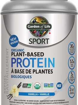 Garden of Life Garden of Life Organic Plant Based Sport Protein Vanilla 806g