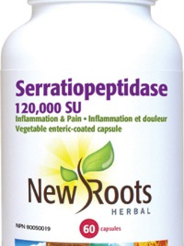 New Roots New Roots Serrapeptase 120,000 SU 60 caps