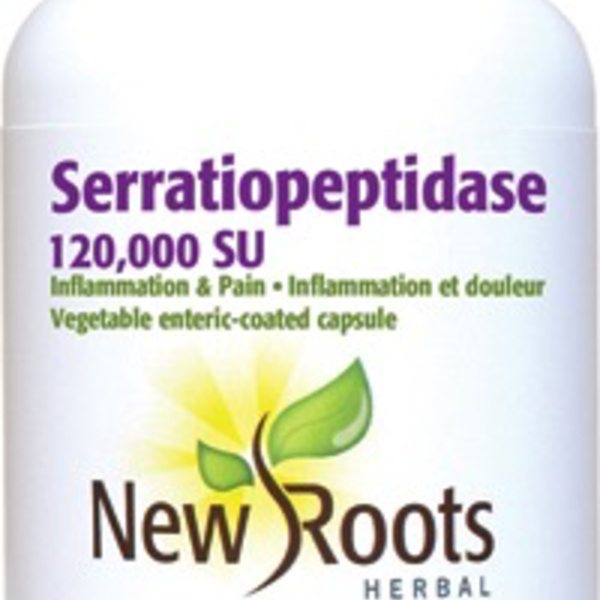 New Roots New Roots Serrapeptase 120,000 SU 60 caps