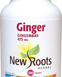 New Roots New Roots Ginger 475mg 100 cap