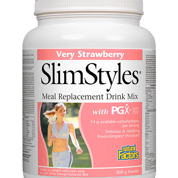 Natural Factors Natural Factors SlimStyles Very Strawberry 800g