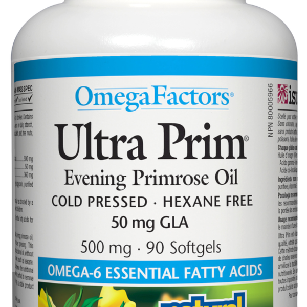 Natural Factors Natural Factors Ultra Prim 500mg 90 softgels