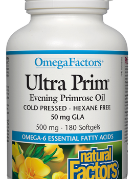 Natural Factors Natural Factors Ultra Prim 500 mg 180 softgels