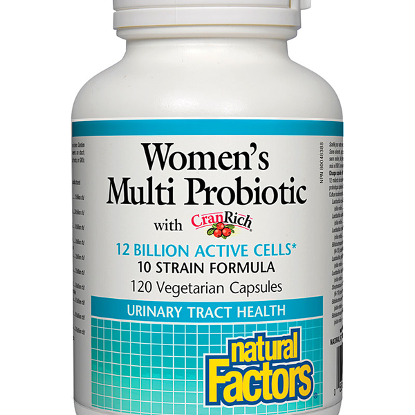 Natural Factors Natural Factors Women's Multi Probiotic with CranRich 120 vcaps