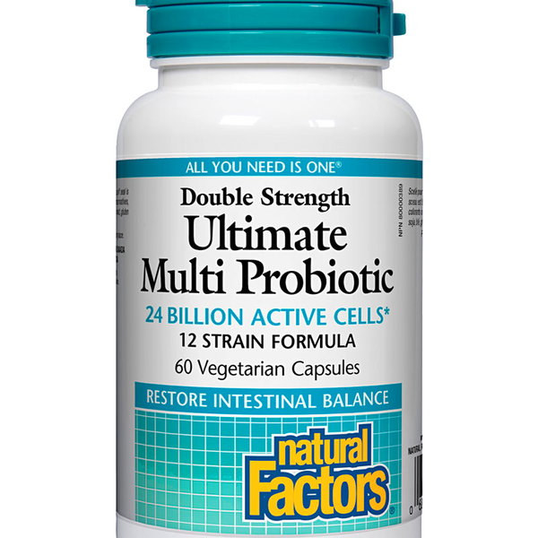 Natural Factors Natural Factors Double Strength Ultimate Multi Probiotic 60 vcaps