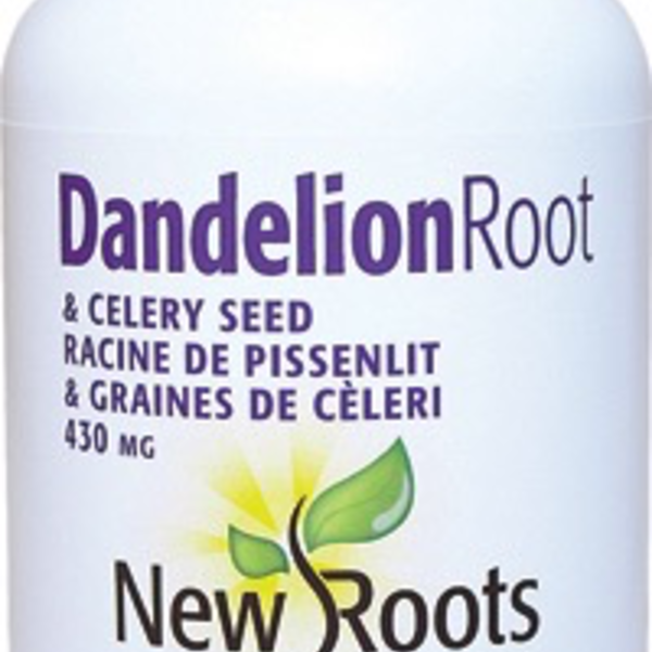 New Roots New Roots Dandelion Root & Celery Seed 430 mg 100 caps