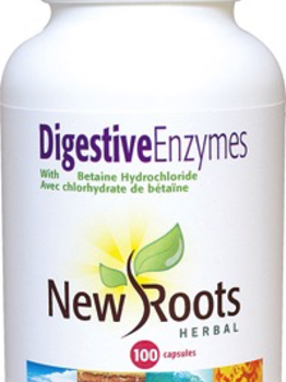 New Roots New Roots Digestive Enzymes with HCL 100 caps