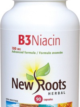 New Roots New Roots Vitamin B3 Niacin 100mg 90 caps