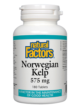 Natural Factors Natural Factors Norwegian Kelp 575 mg 180 tabs