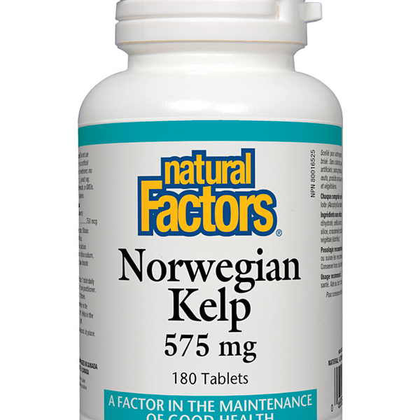 Natural Factors Natural Factors Norwegian Kelp 575 mg 180 tabs