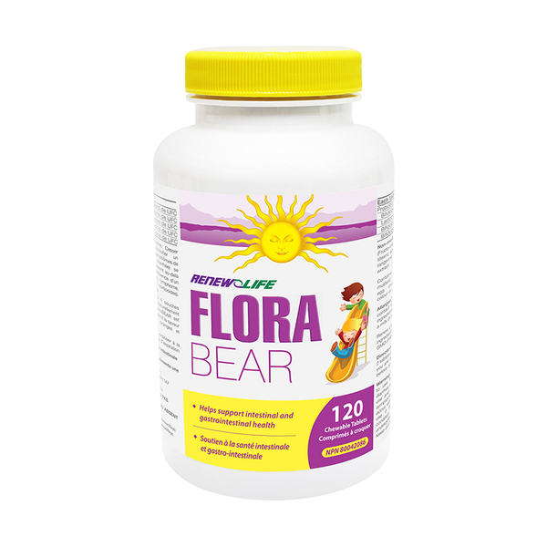 Renew Life Renew Life Flora Bear for Kids 120 chewable tabs