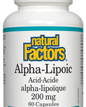 Natural Factors Natural Factors Alpha-Lipoic Acid 200 mg 60 caps
