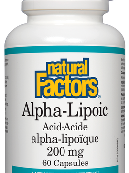 Natural Factors Natural Factors Alpha-Lipoic Acid 200 mg 60 caps