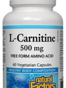 Natural Factors Natural Factors L-Carnitine 500 mg 60 vcaps