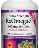 Natural Factors Natural Factors RxOmega-3 BONUS extra strength EPA/DHA 600mg 150 softgels