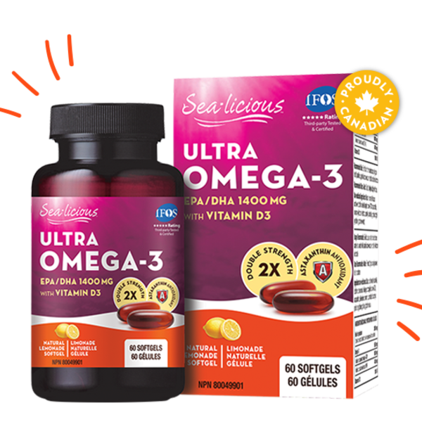 Sea-licious Sea-licious Ultra Omega 3 60 softgels