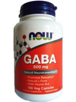 Now Foods NOW GABA + B6 500 mg 100 vcaps