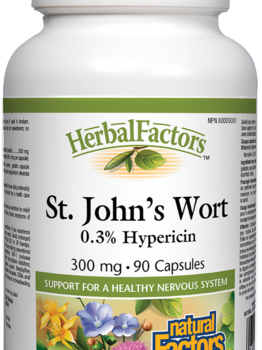Natural Factors Natural Factors Herbal Factors St. John's Wort 300 mg 90 caps