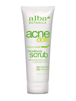 Alba Botanica Alba AcneDote Face & Body Scrub 227 g