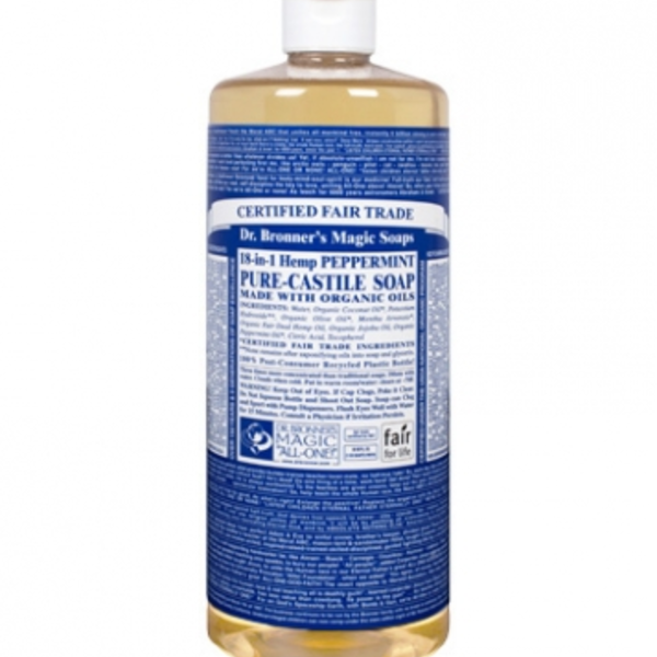 Dr. Bronner’s Dr Bronner’s Peppermint Oil Castile Soap 946ml