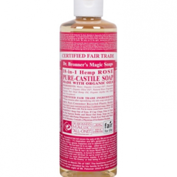 Dr. Bronner’s Dr Bronner’s Rose Oil Castile Soap 473ml