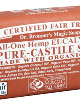 Dr. Bronner’s Dr Bronner’s Eucalyptus Castile Bar Soap 140g