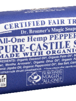 Dr. Bronner’s Dr Bronner’s Peppermint Castile Bar Soap 140g