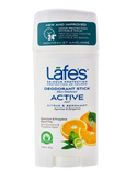 Lafes Lafe's Twist Stick Deodorant - Active (Citrus and Bergamot) 2.5 oz