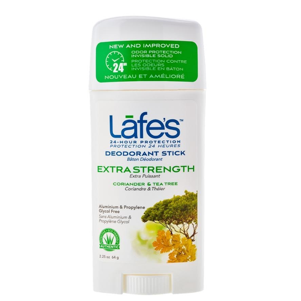 Lafes Lafe's Twist Stick Deodorant -  Extra Strength (Tea Tree) 2.5 oz
