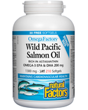 Natural Factors Natural Factors OmegaFactors BONUS Wild Pacific Salmon 1000mg 210 softgels