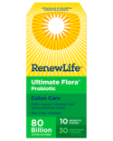 Renew Life Renew Life Ultimate Flora Colon Care  80 Bilion 30 Vcaps