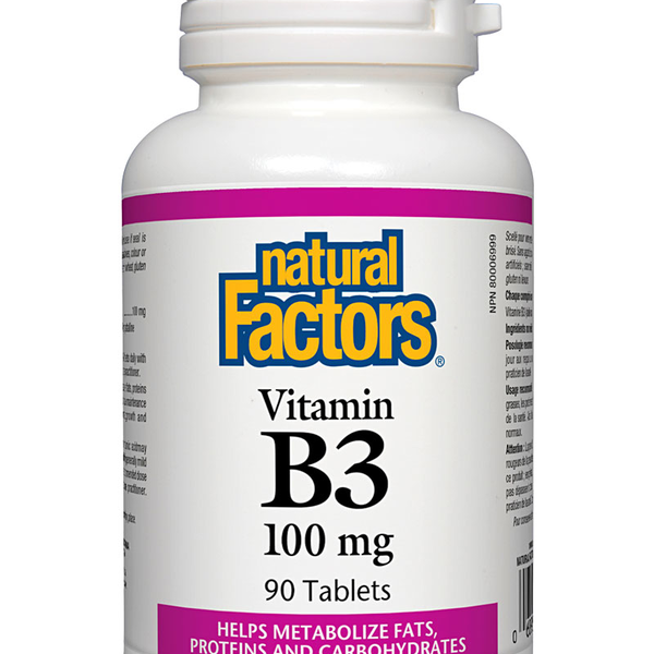 Natural Factors Natural Factors Vitamin B3 100mg 90 tabs