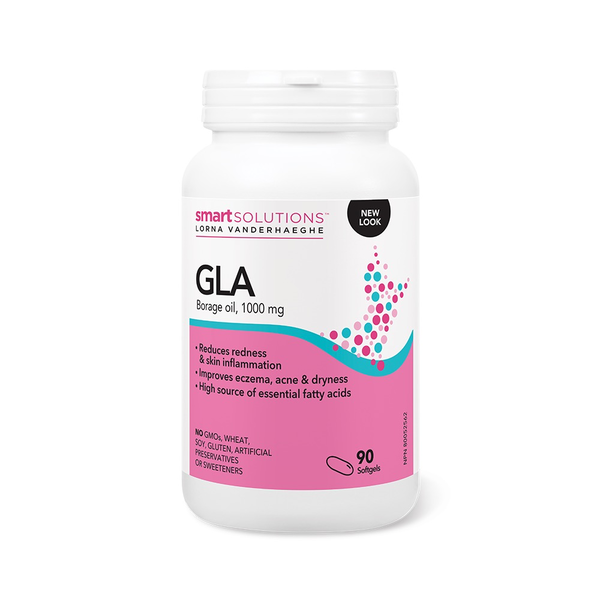 Smart Solutions Smart Solutions GLA Borage Oil 1000mg 90 softgels