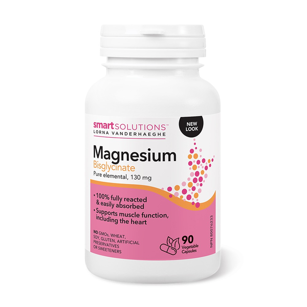 Lorna Vanderhaeghe Smart Solutions Magnesium Bisglycinate 90 vcaps