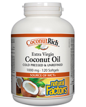 Natural Factors Natural Factors Org. Coconut Oil 120 softgels