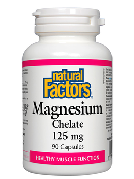 Natural Factors Natural Factors Magnesium Chelate 125mg 90 caps
