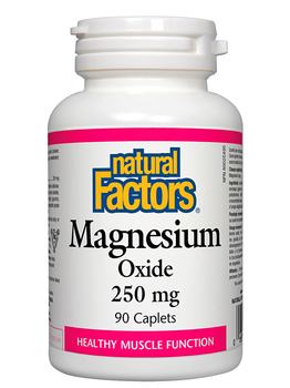 Natural Factors Natural Factors Magnesium Oxide 250 mg 90 caps