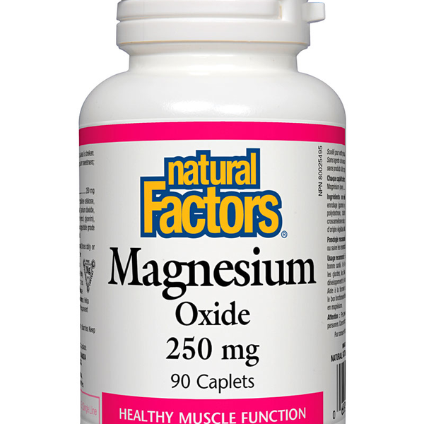 Natural Factors Natural Factors Magnesium Oxide 250 mg 90 caps