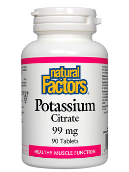 Natural Factors Natural Factors Potassium Citrate 99mg 90 tabs