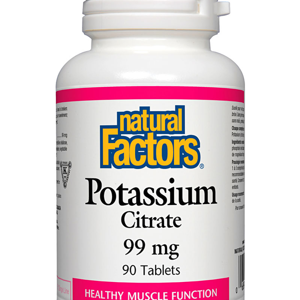 Natural Factors Natural Factors Potassium Citrate 99mg 90 tabs