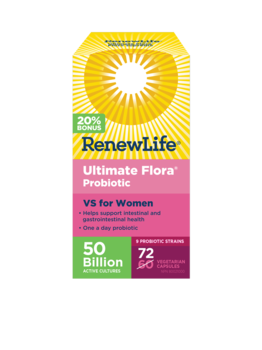 Renew Life Renew Life Ultimate Flora Women's Extra Care 50 Billion 72 Vcaps BONUS