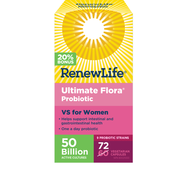 Renew Life Renew Life Ultimate Flora Women's Extra Care 50 Billion 72 Vcaps BONUS
